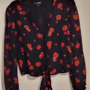 Intermix Silk Crop Blouse